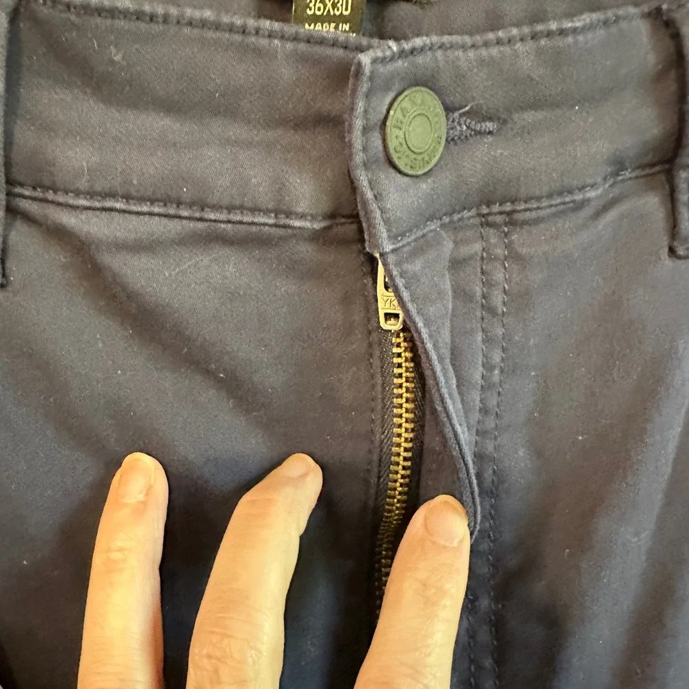 Banana‎ Republic Pants Mens 36x30 Navy Blue Stretch 5-Pocket Chino Trousers